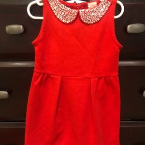 Red crew cuts dress size 4